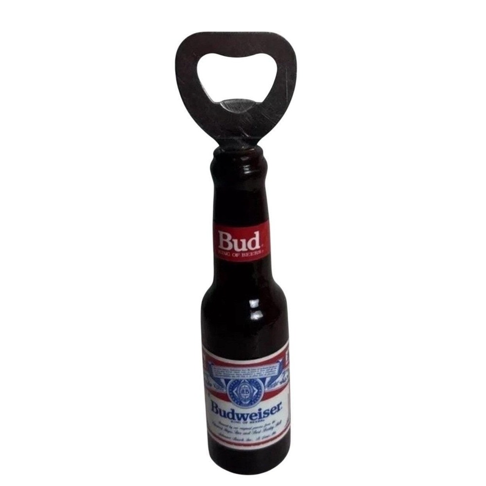 Budweiser Vtg Collectors Bottle Opener Beer Collectible Small Novelty‎ Statement